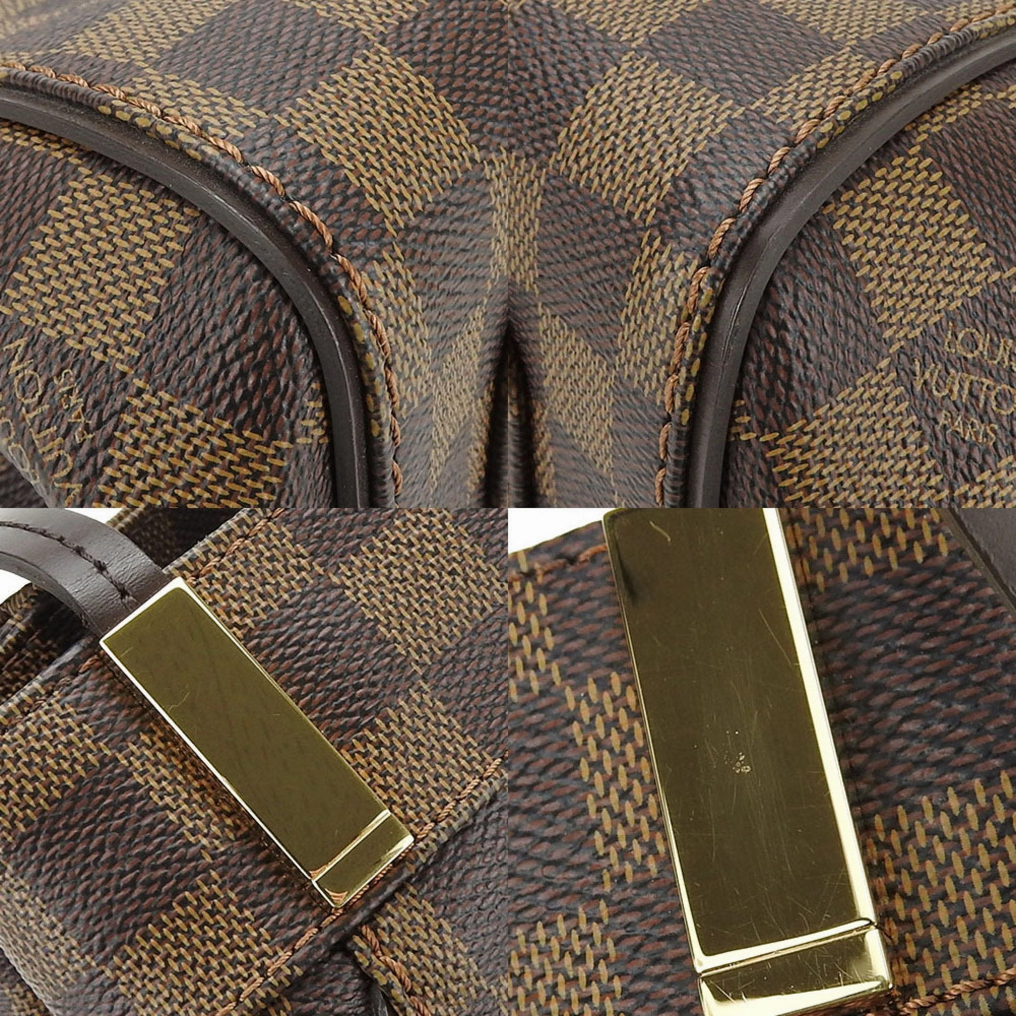 Louis Vuitton Damier Ebene Damier Canvas Tote Bag (Pre-Owned)