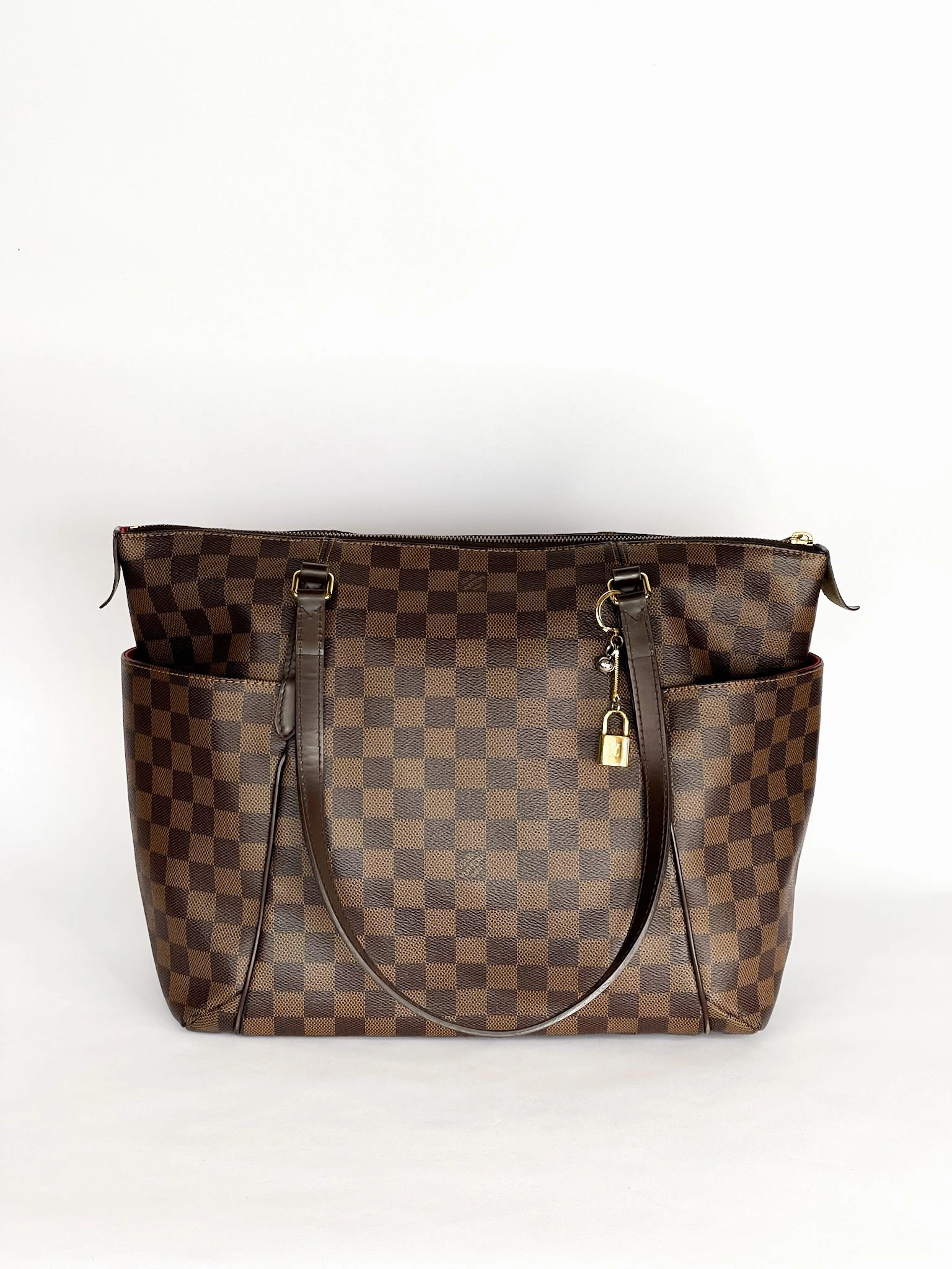 Louis Vuitton Damier Ebene Totally Mm Shoulder Bag