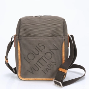 Louis Vuitton Damier Geant Leather Canvas Shoulder Bag (Pre-Owned)