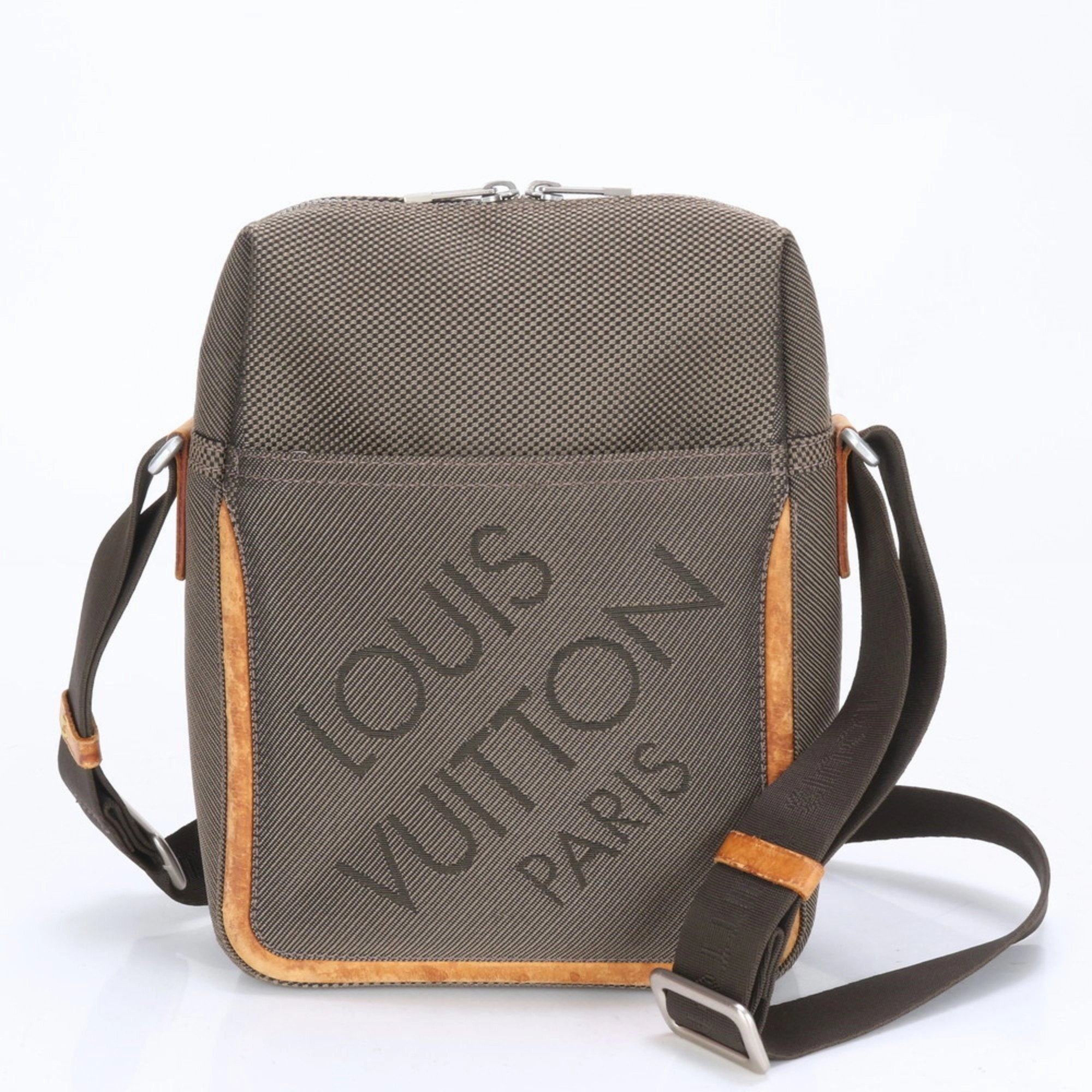 Louis Vuitton Damier Geant Leather Canvas Shoulder Bag (Pre-Owned)