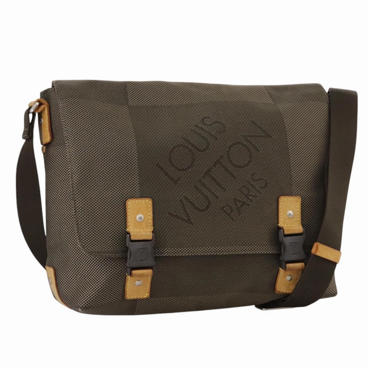 LOUIS VUITTON Damier Geant Roux Shoulder Bag Tail M93077 LV bs18747
