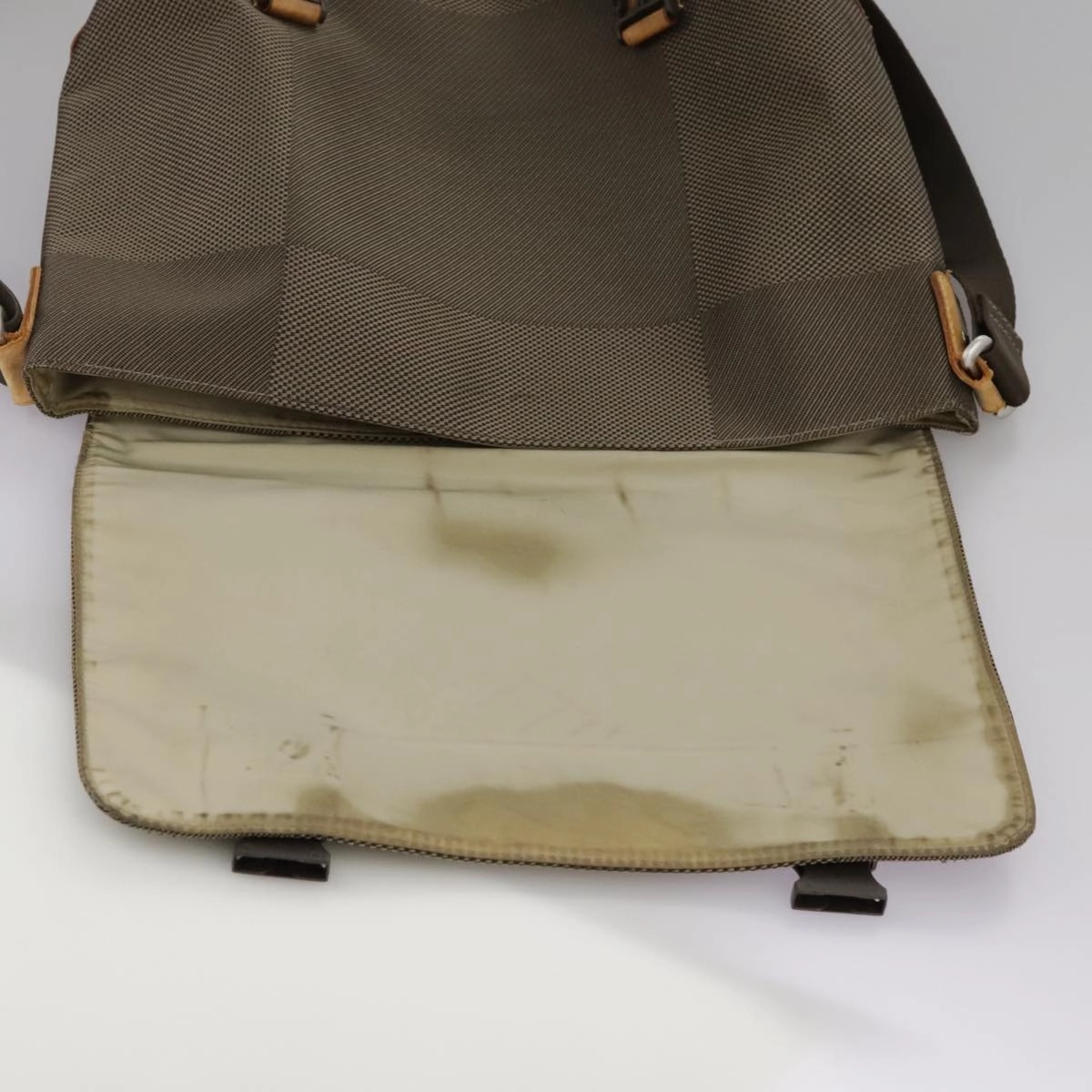 LOUIS VUITTON Damier Geant Roux Shoulder Bag Tail M93077 LV bs18747