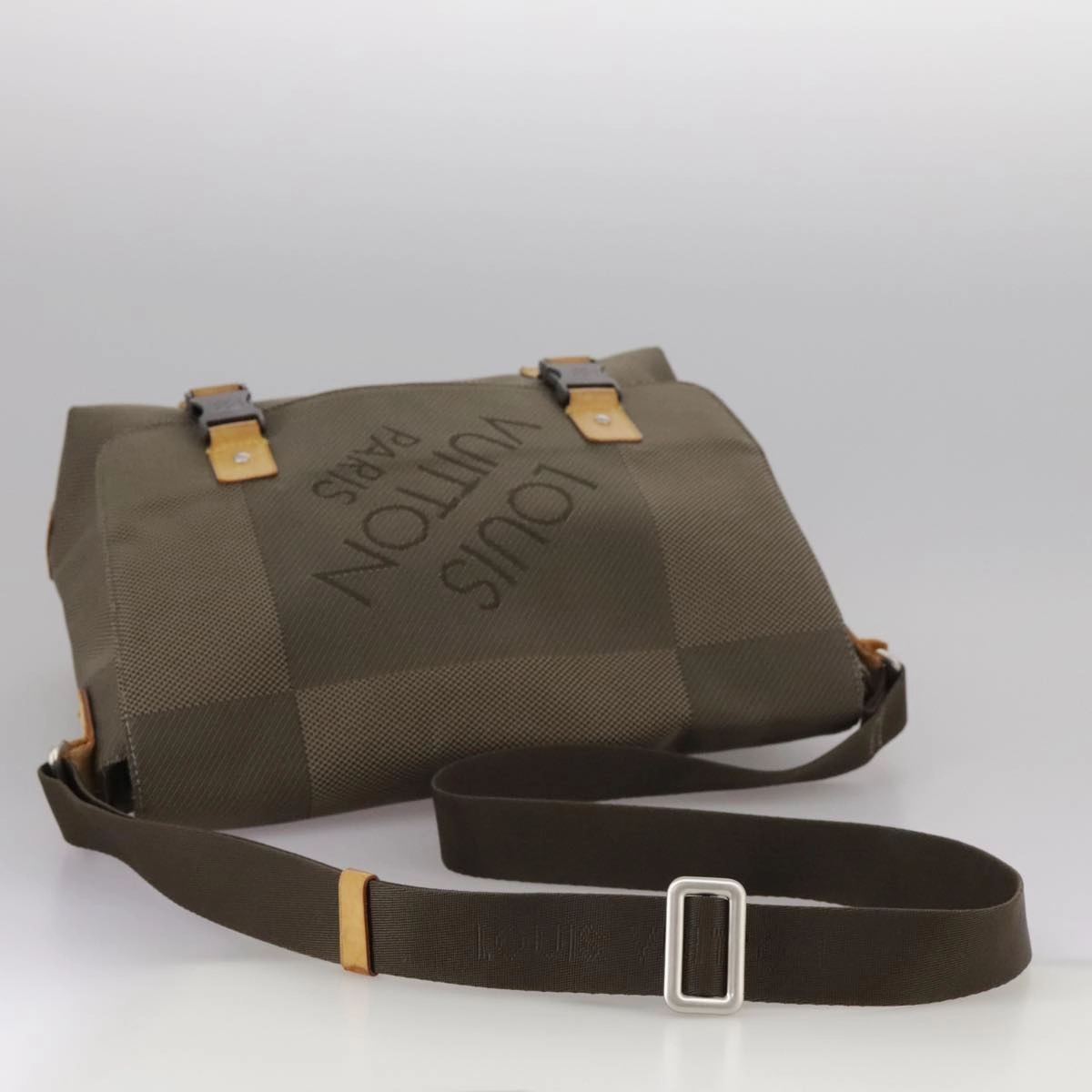 LOUIS VUITTON Damier Geant Roux Shoulder Bag Tail M93077 LV bs18747