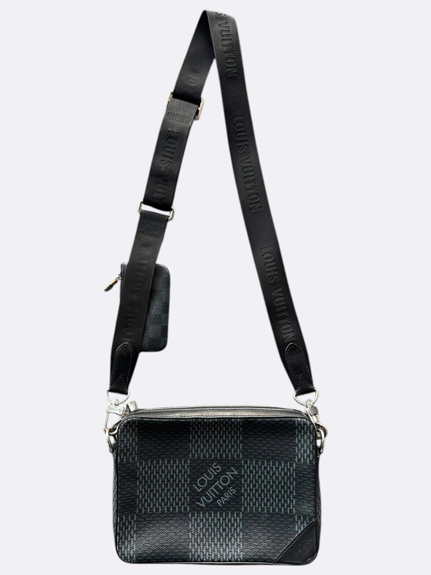 Louis Vuitton Damier Graphite 3D Trio Messenger Bag