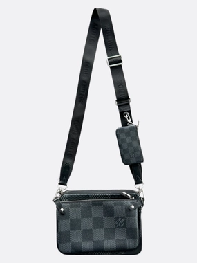 Louis Vuitton Damier Graphite 3D Trio Messenger Bag