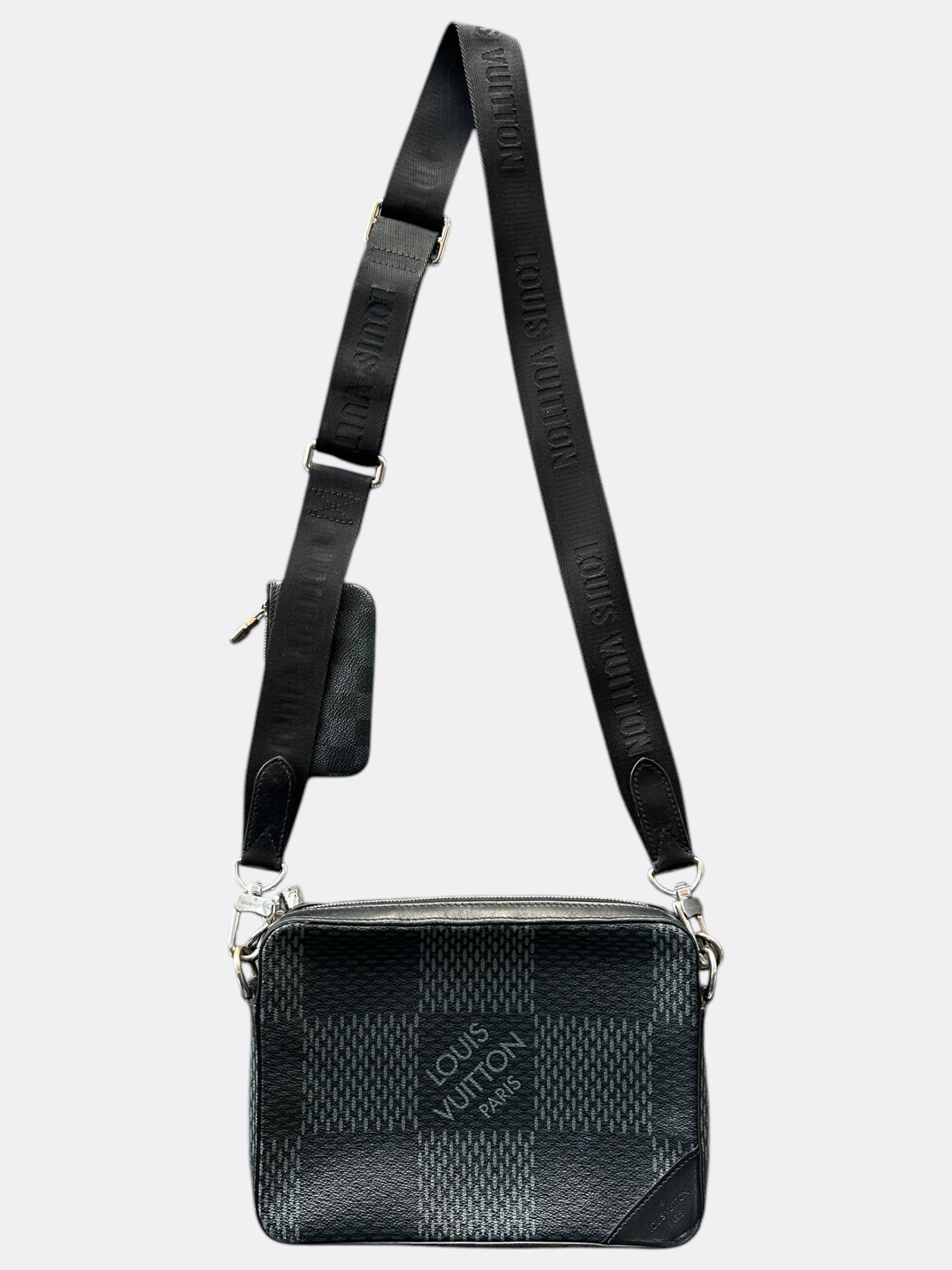 Louis Vuitton Damier Graphite 3D Trio Messenger Bag