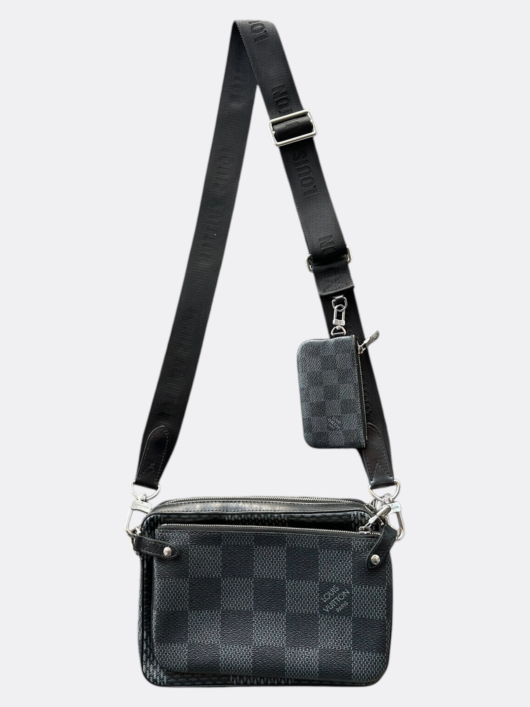 Louis Vuitton Damier Graphite 3D Trio Messenger Bag