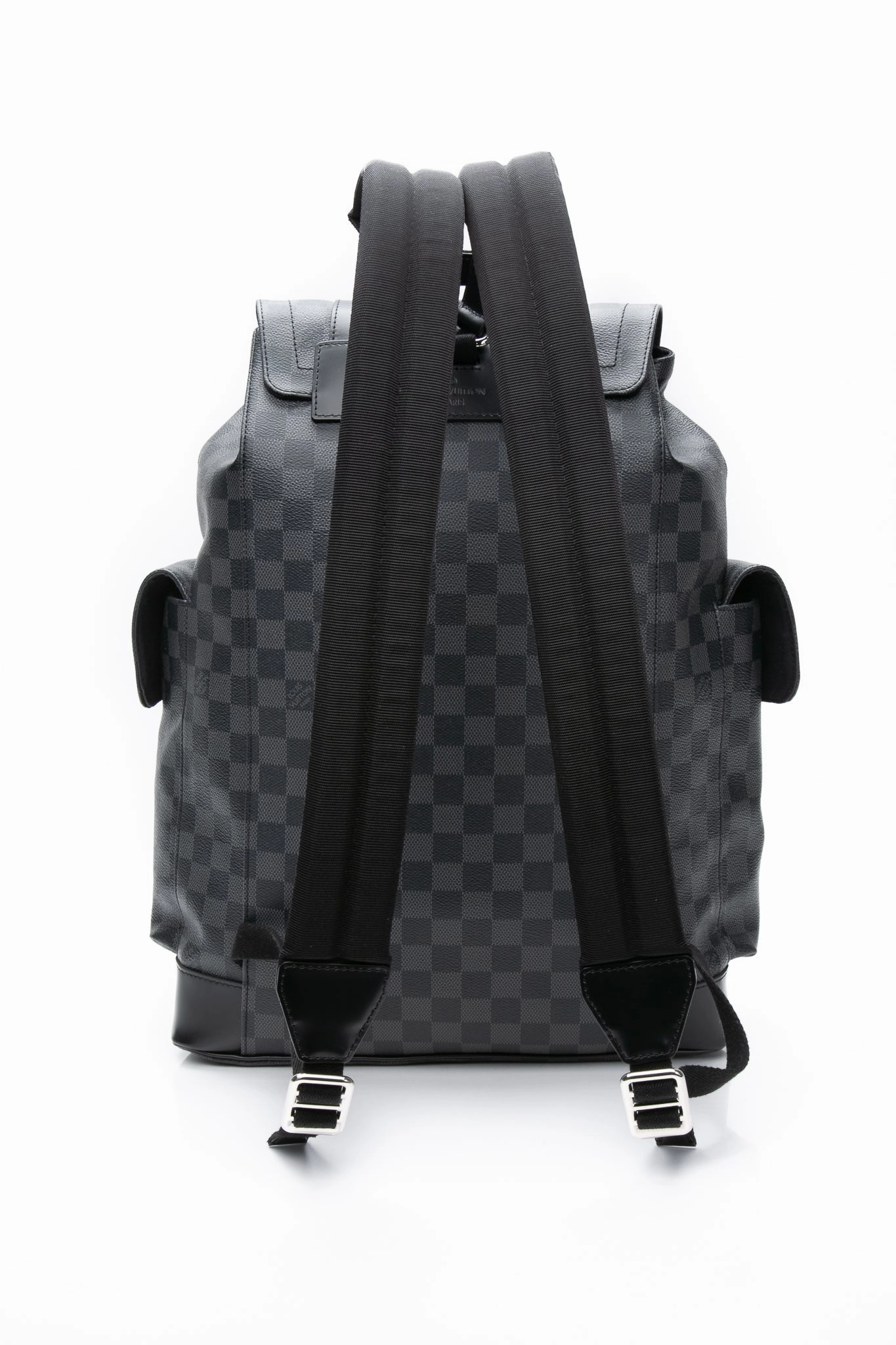 LOUIS VUITTON Damier Graphite Christopher PM Backpack