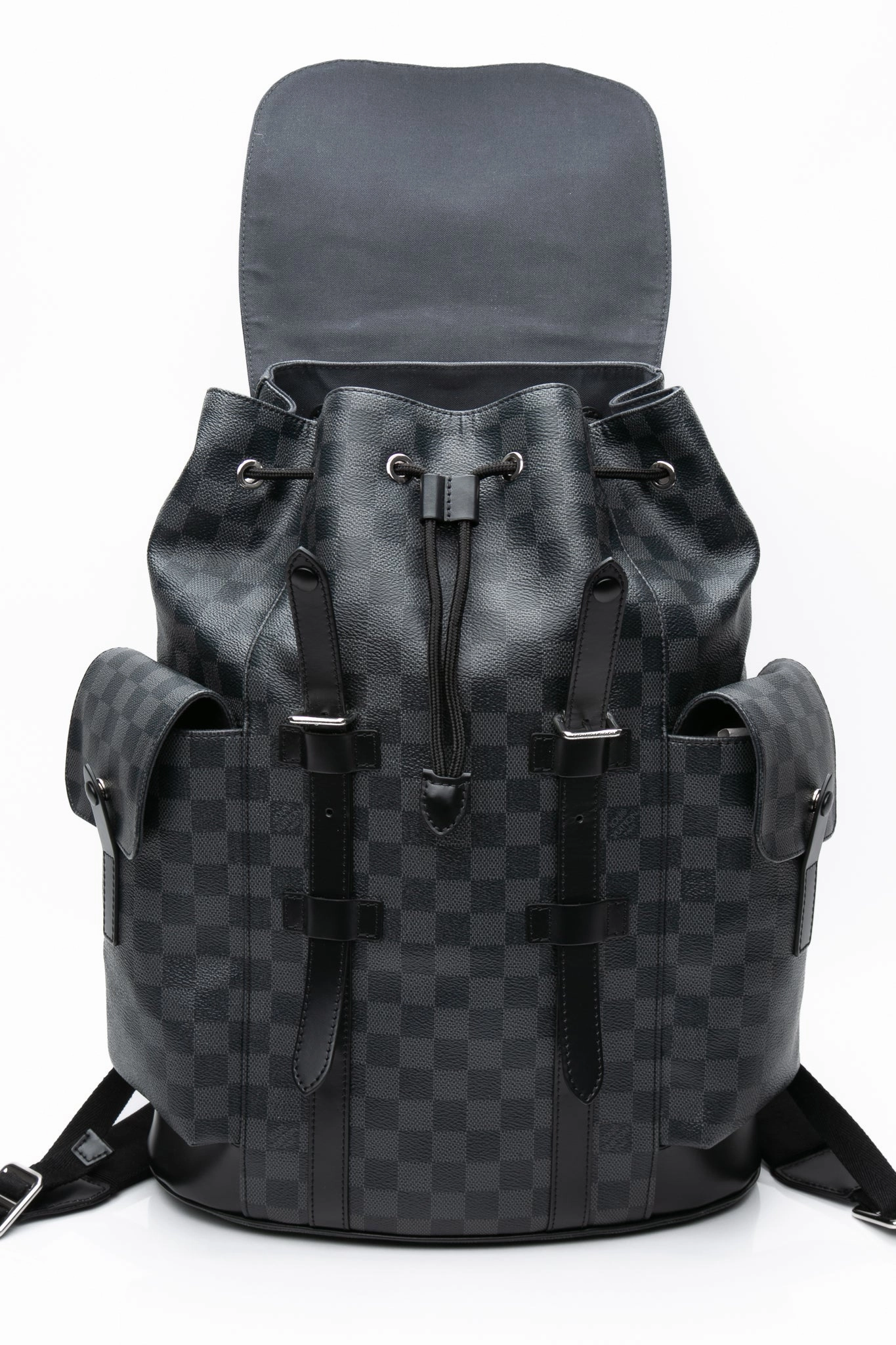 LOUIS VUITTON Damier Graphite Christopher PM Backpack