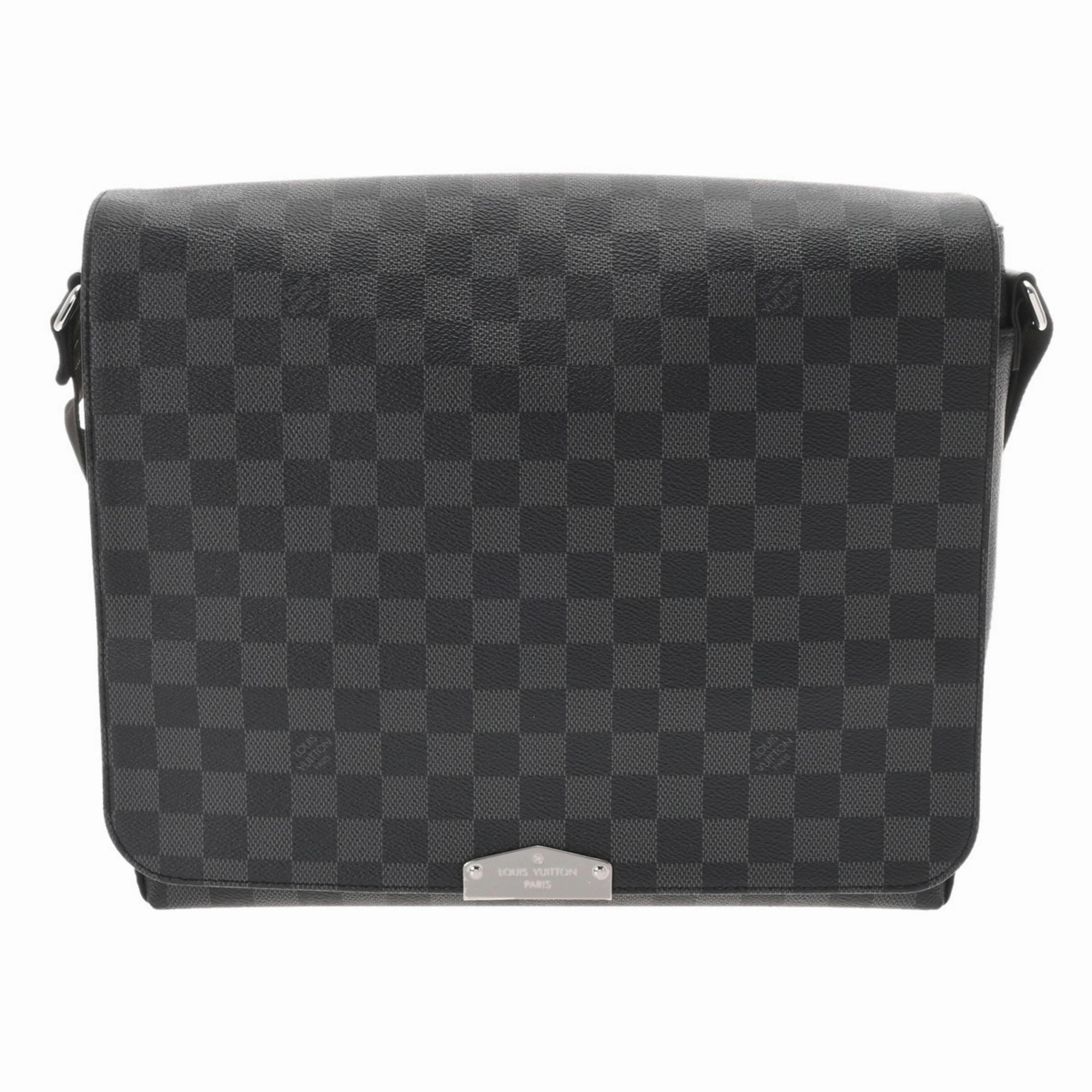 Louis Vuitton  Damier Graphite Messenger Bag Shoulder Bag (Pre-Owned)