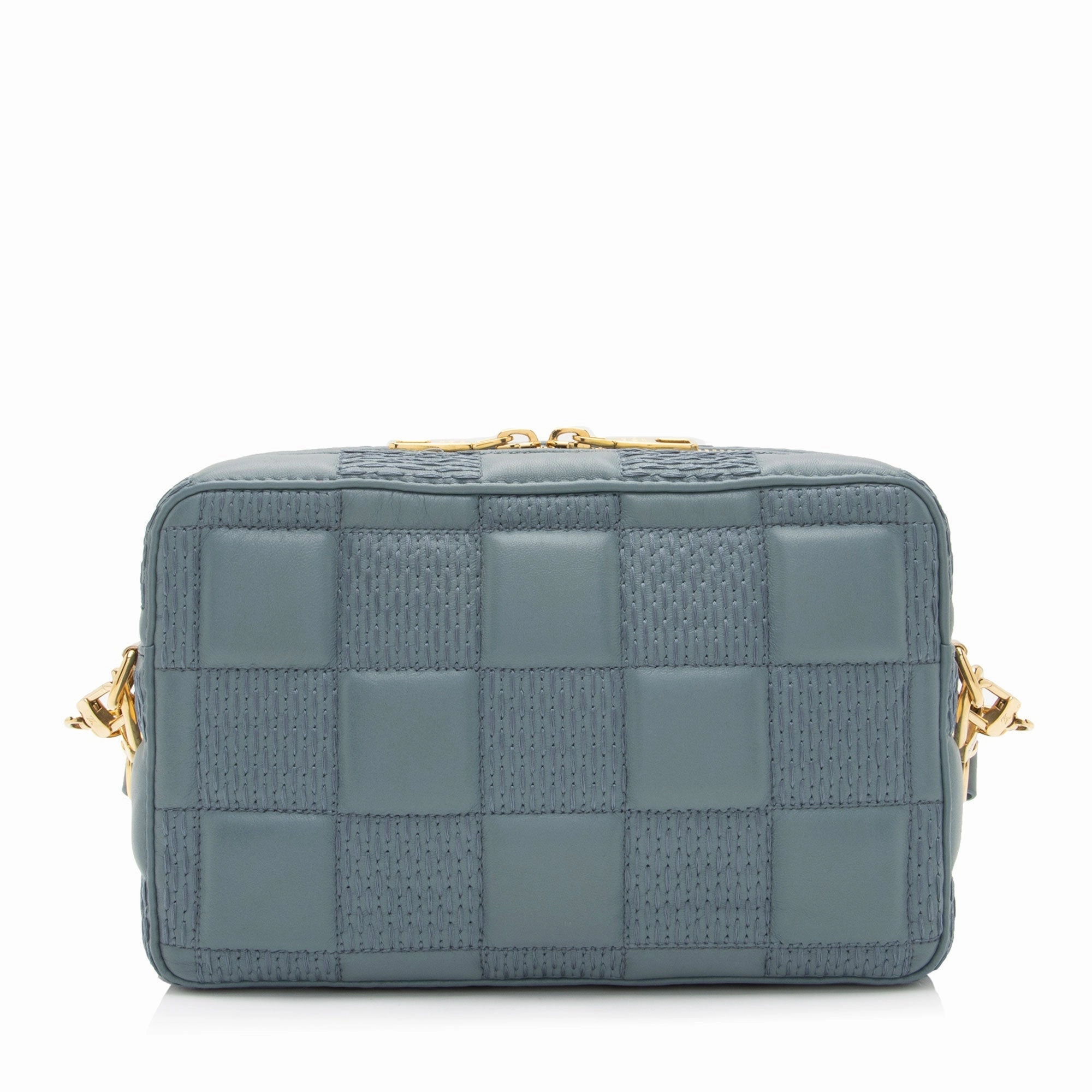 Louis Vuitton Damier Quilt Lambskin Troca PM Shoulder Bag (SHF-uMDcvw)