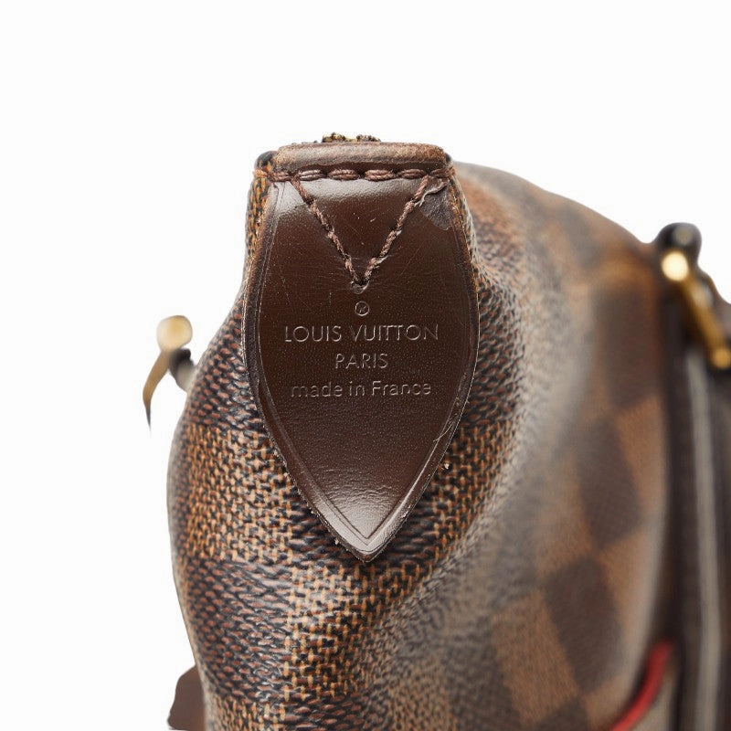 Louis Vuitton Damiere Toilet MM Shoulder Bag N41281 Brown PVC Leather  Louis Vuitton