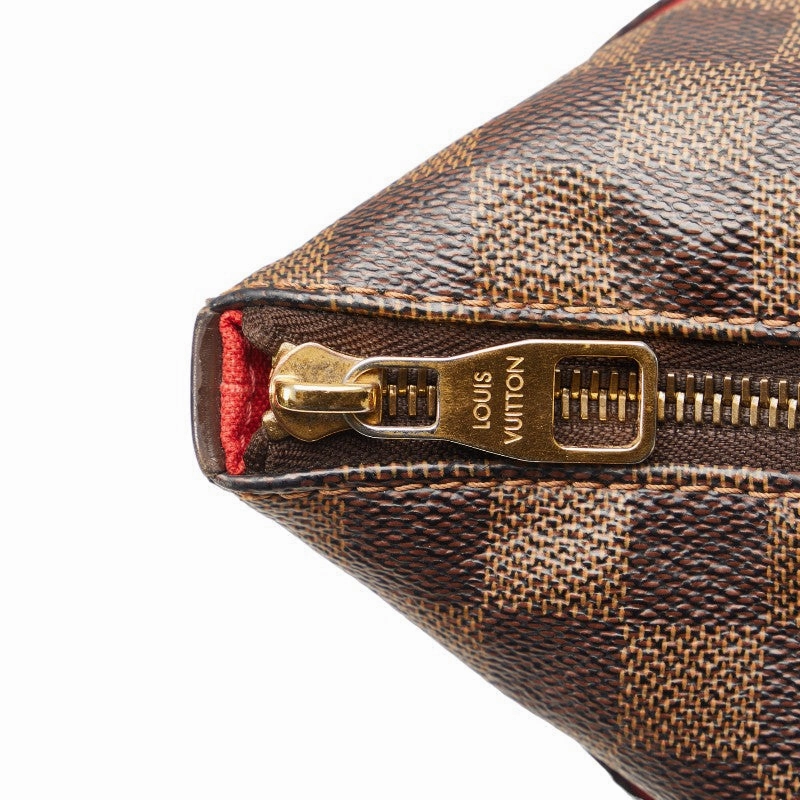 Louis Vuitton Damiere Toilet MM Shoulder Bag N41281 Brown PVC Leather  Louis Vuitton