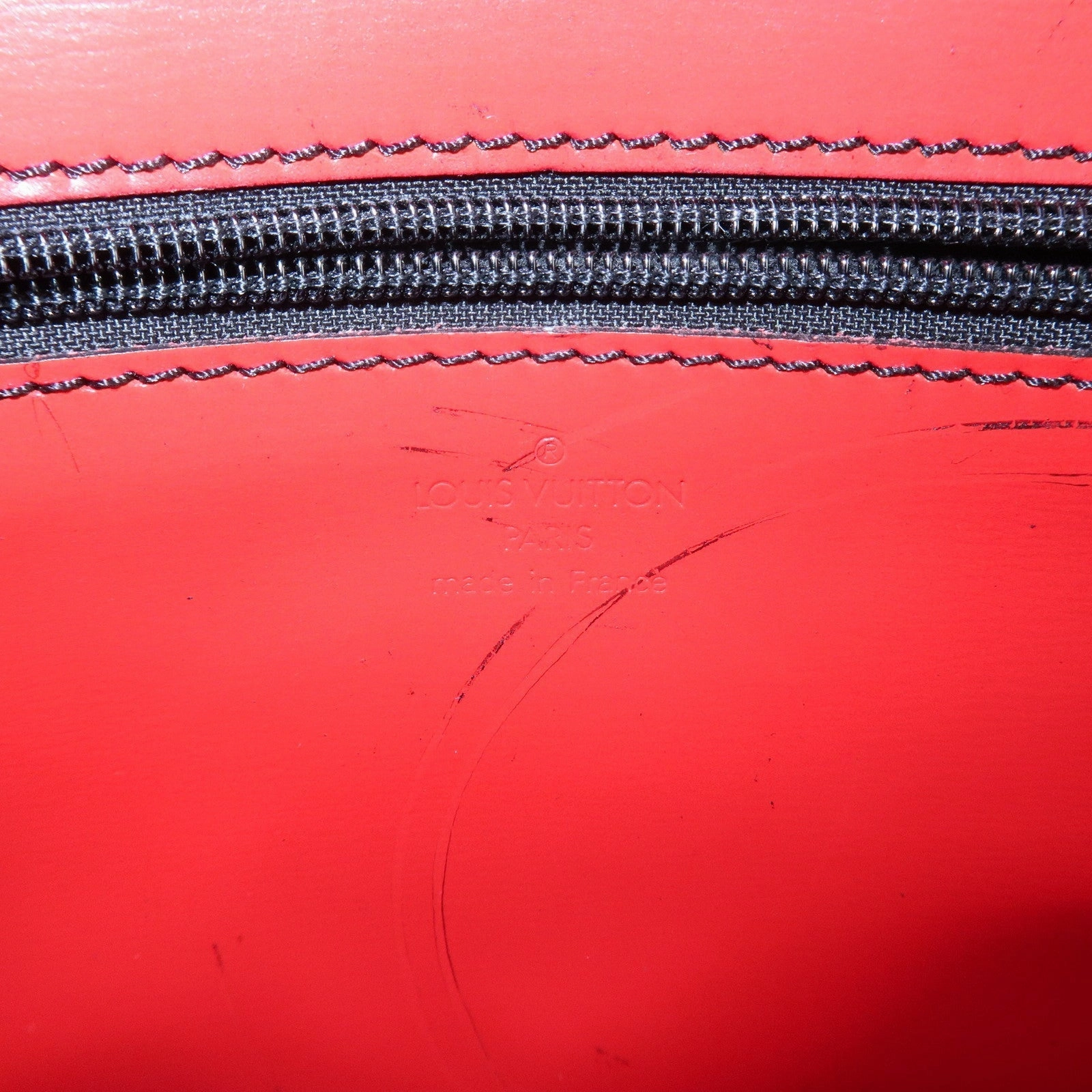 Louis Vuitton Epi Arsch Shoulder Bag Castilian Red M52577