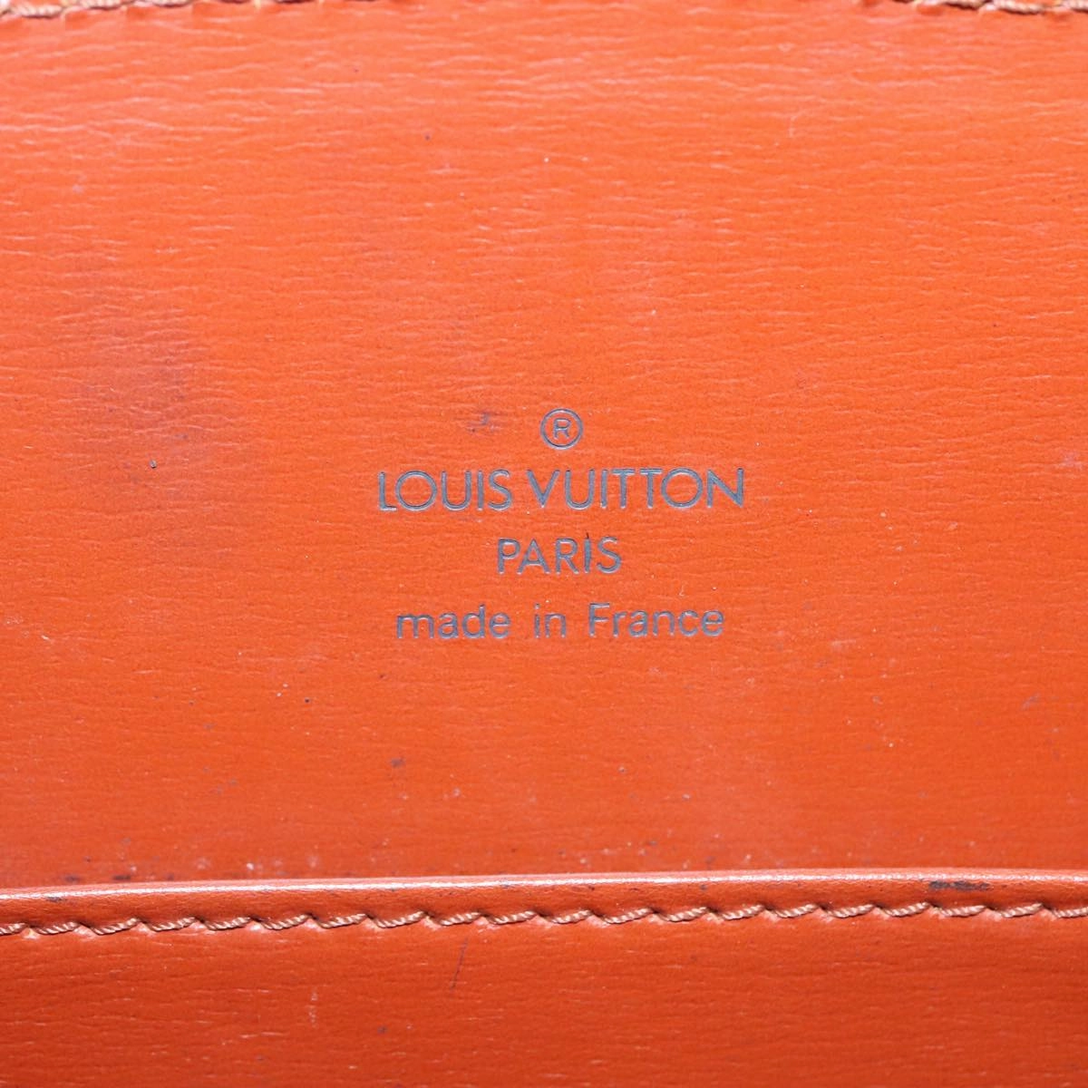 LOUIS VUITTON Epi Capuchin Shoulder Bag Brown M52343 LV 107064