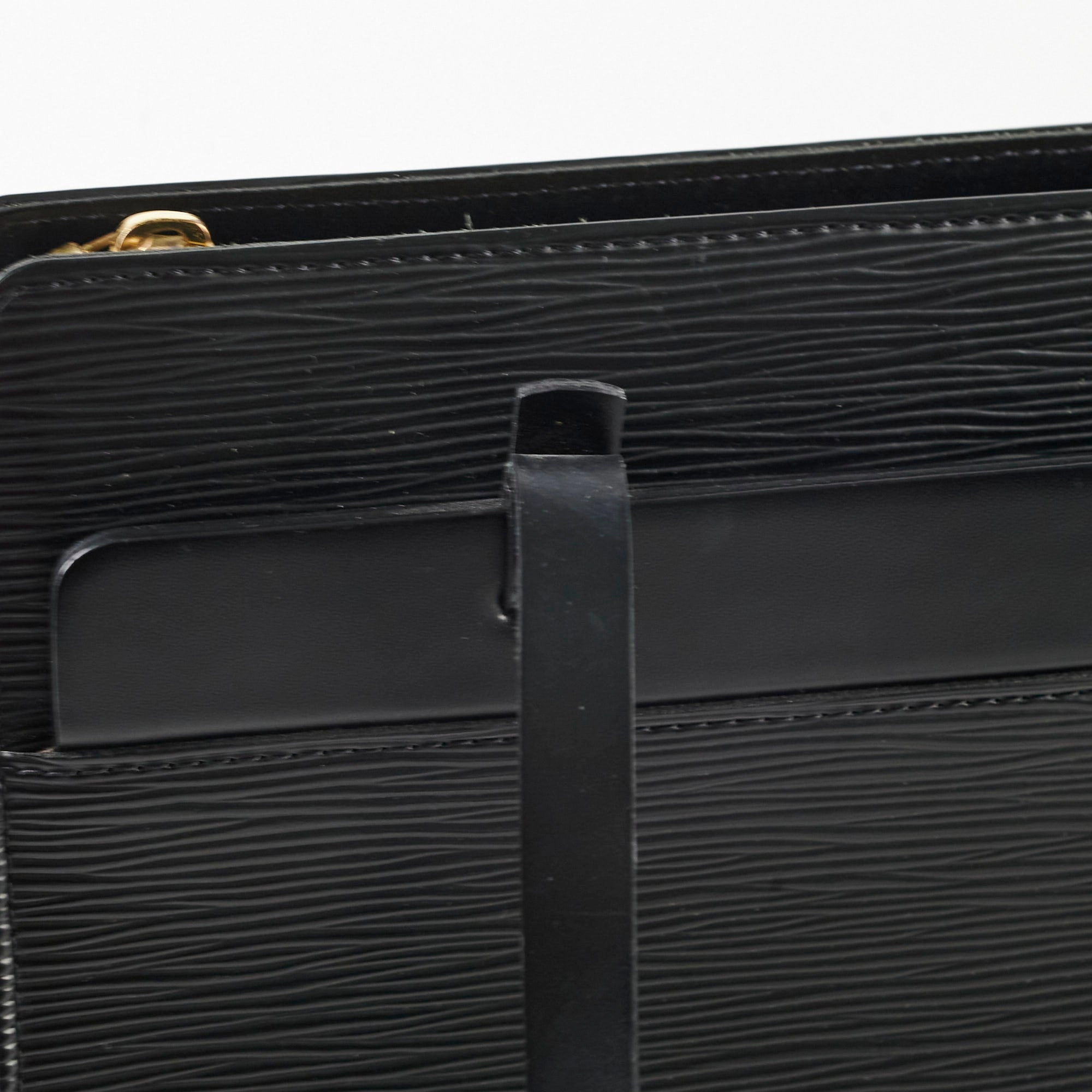 Louis Vuitton Epi Croisette PM Bag Black