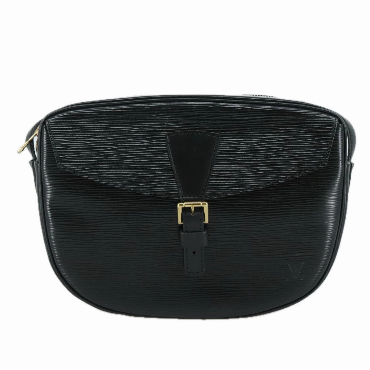 LOUIS VUITTON Epi Jeune Fille MM Shoulder Bag Black M52152 LV 107060