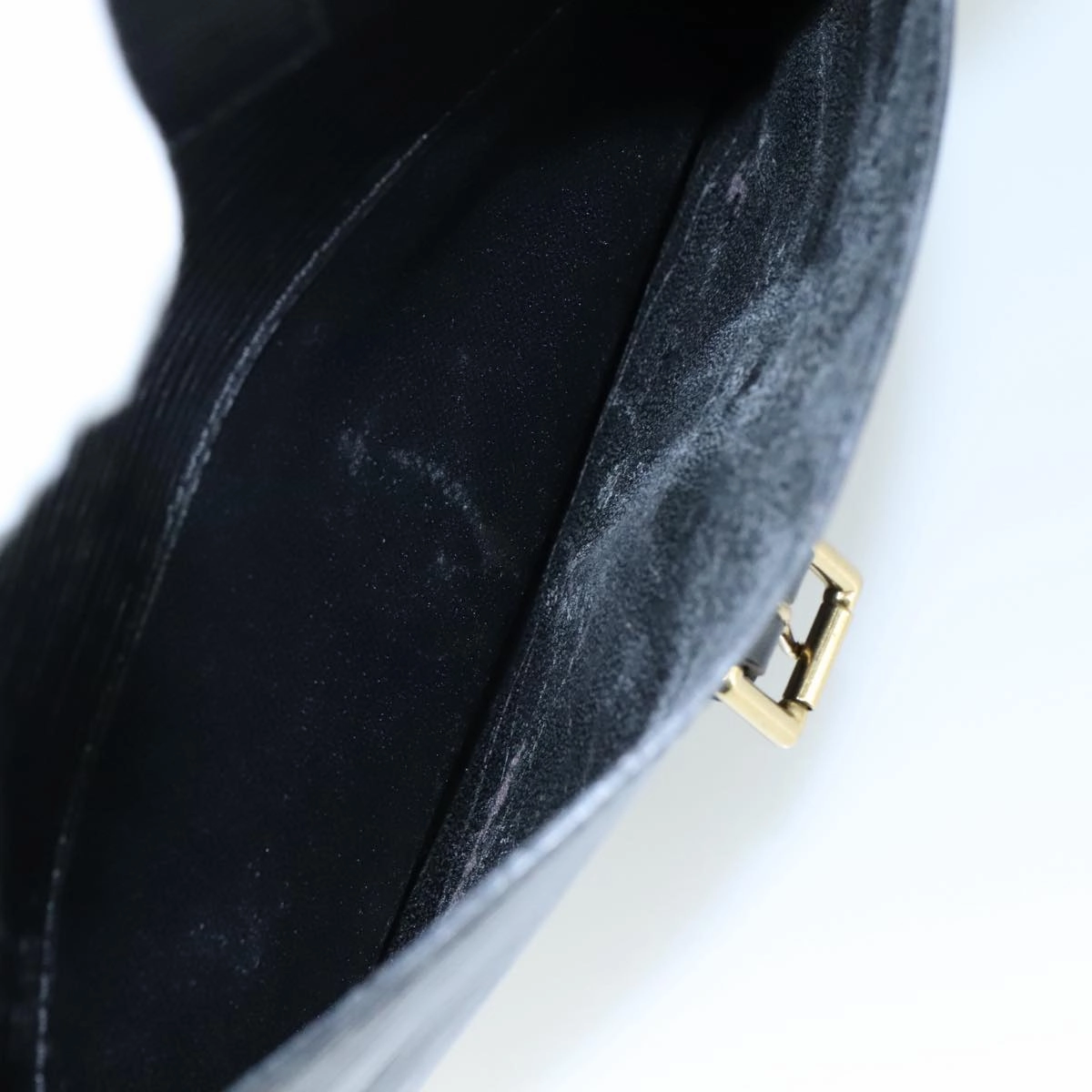 LOUIS VUITTON Epi Jeune Fille MM Shoulder Bag Black M52152 LV 107060