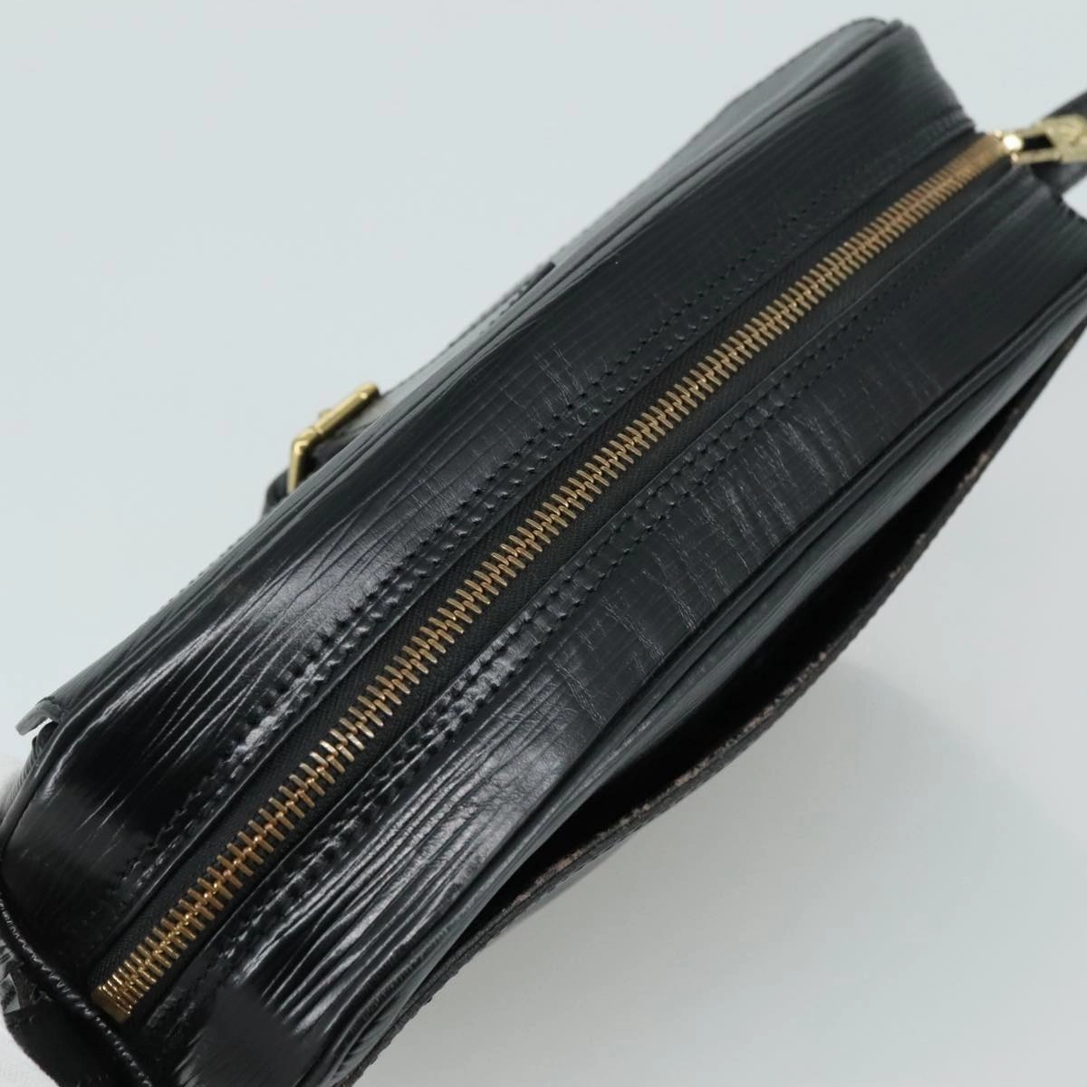 LOUIS VUITTON Epi Jeune Fille MM Shoulder Bag Black M52152 LV 107060