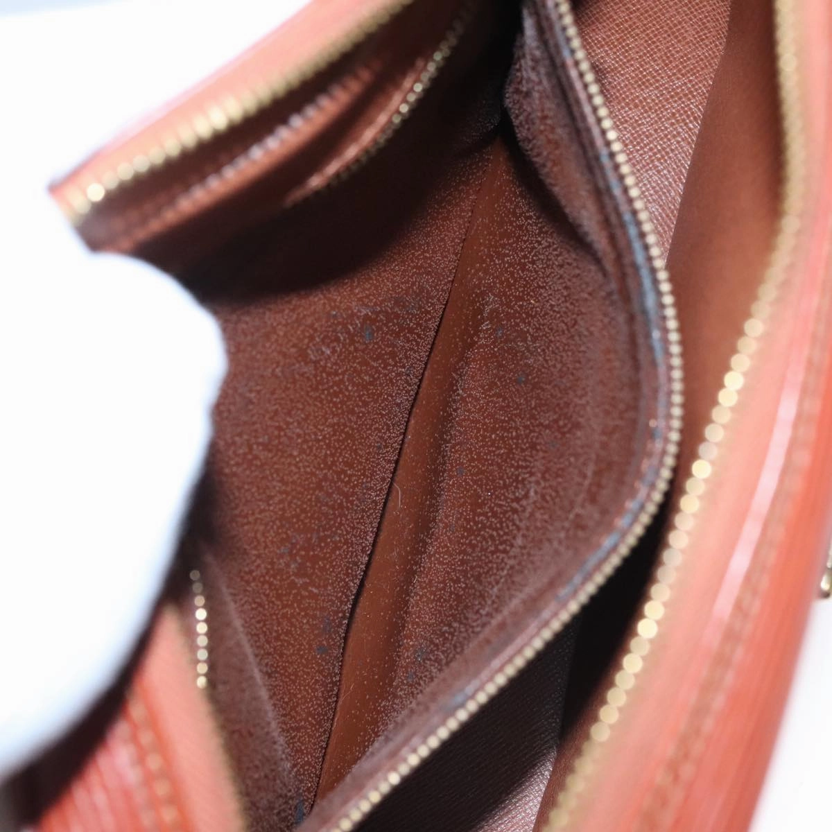 LOUIS VUITTON Epi Jeune FilleMM Shoulder Bag Brown M52153 LV 107459