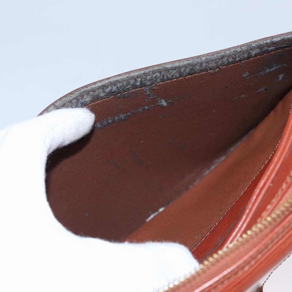 LOUIS VUITTON Epi Jeune FilleMM Shoulder Bag Brown M52153 LV 107459