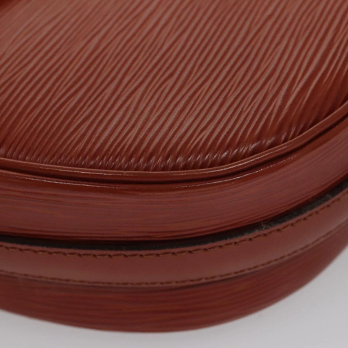 LOUIS VUITTON Epi Jeune FilleMM Shoulder Bag Brown M52153 LV 107459