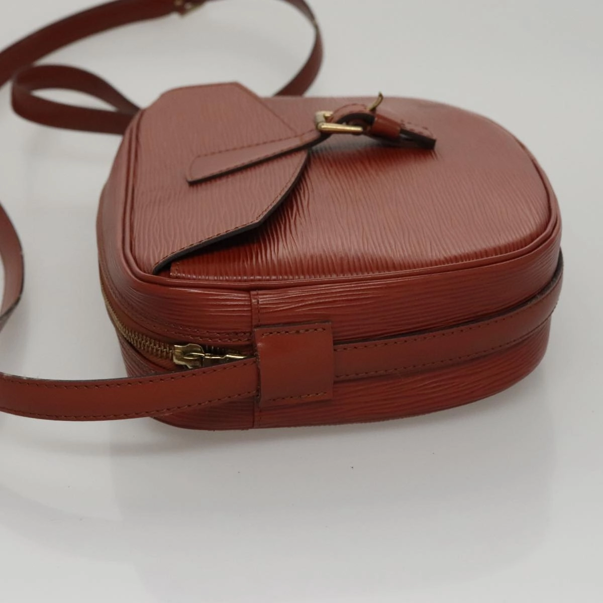 LOUIS VUITTON Epi Jeune FilleMM Shoulder Bag Brown M52153 LV 107459