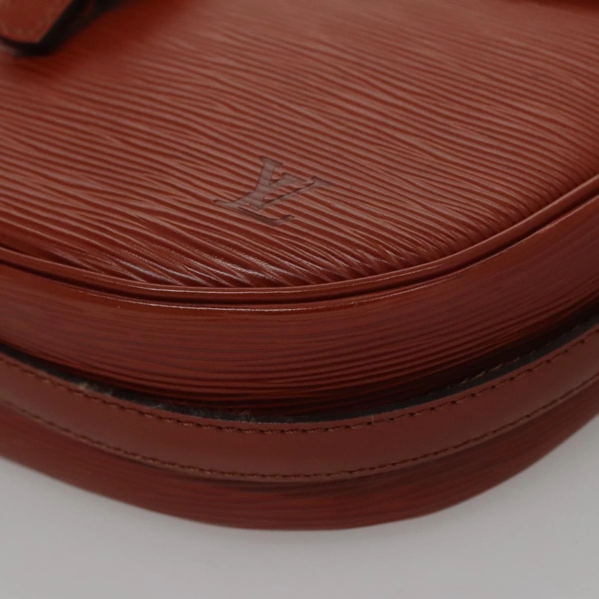 LOUIS VUITTON Epi Jeune FilleMM Shoulder Bag Brown M52153 LV 107459