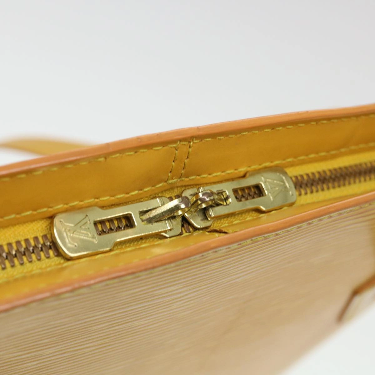 LOUIS VUITTON Epi Lussac Shoulder Bag Yellow M52289 LV bs4552