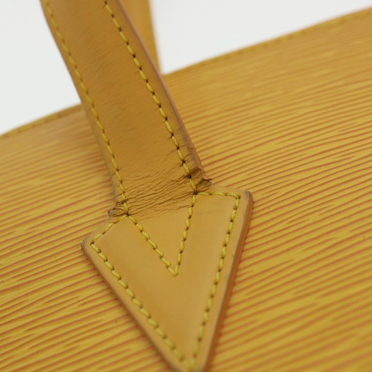 LOUIS VUITTON Epi Lussac Shoulder Bag Yellow M52289 LV bs4552