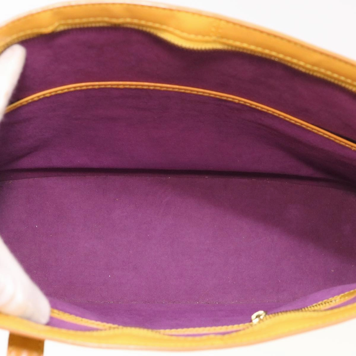LOUIS VUITTON Epi Lussac Shoulder Bag Yellow M52289 LV bs4552