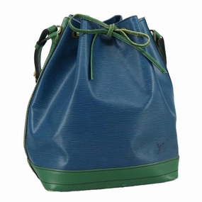 LOUIS VUITTON Epi Noe Shoulder Bag Bicolor Green Blue M44044 LV 104232