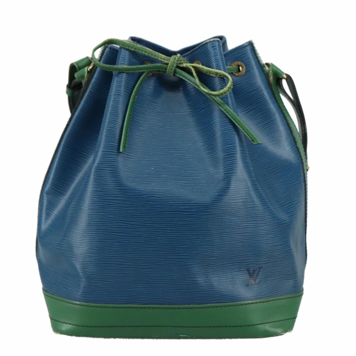 LOUIS VUITTON Epi Noe Shoulder Bag Bicolor Green Blue M44044 LV 104232