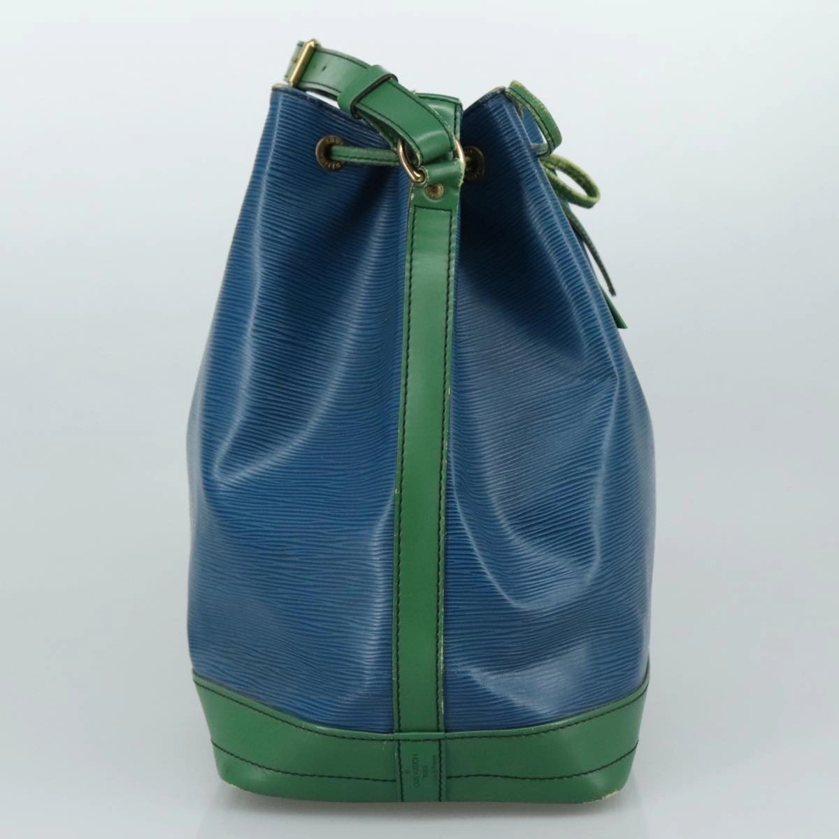 LOUIS VUITTON Epi Noe Shoulder Bag Bicolor Green Blue M44044 LV 104232