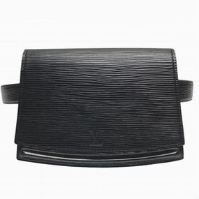 Louis Vuitton Epi Noir Pouch Sling Bag (Pre-Owned)