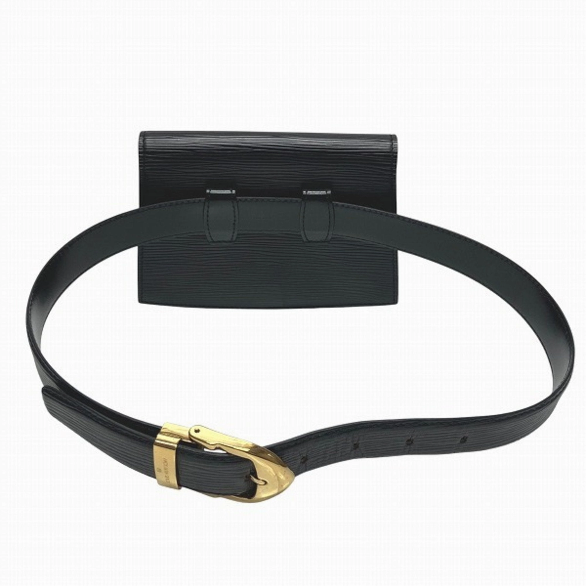 Louis Vuitton Epi Noir Pouch Sling Bag (Pre-Owned)