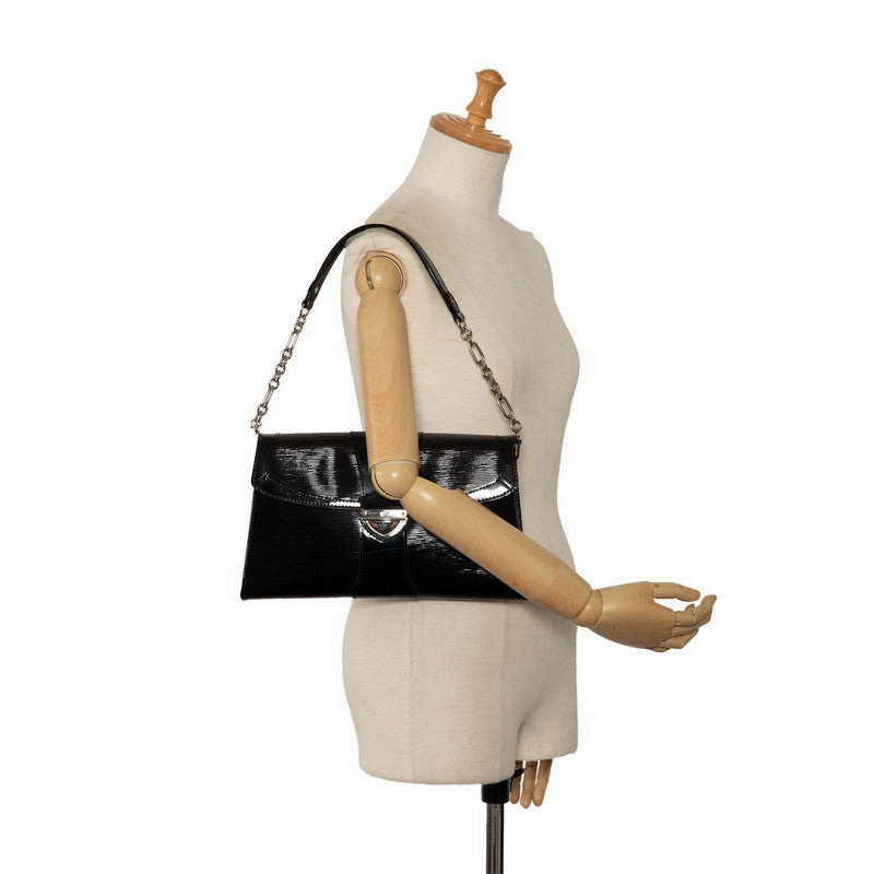 Louis Vuitton Epi Noir Shoulder Bag Crossbody Bag M4027N Patent