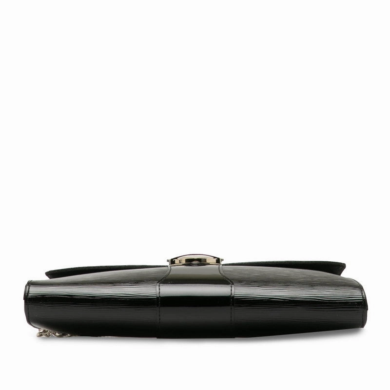 Louis Vuitton Epi Noir Shoulder Bag Crossbody Bag M4027N Patent