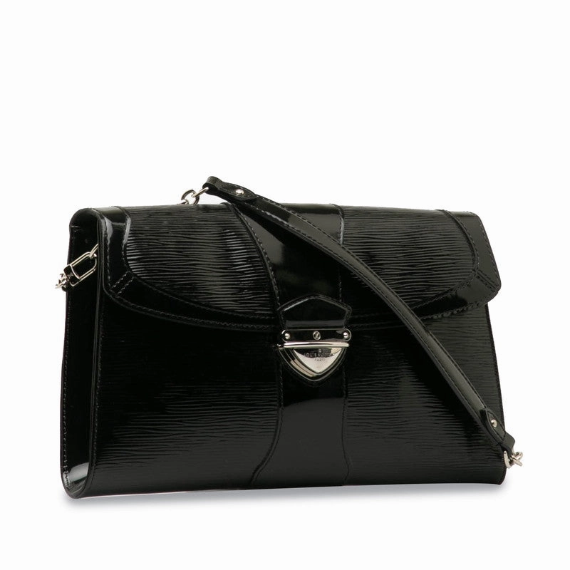 Louis Vuitton Epi Noir Shoulder Bag Crossbody Bag M4027N Patent