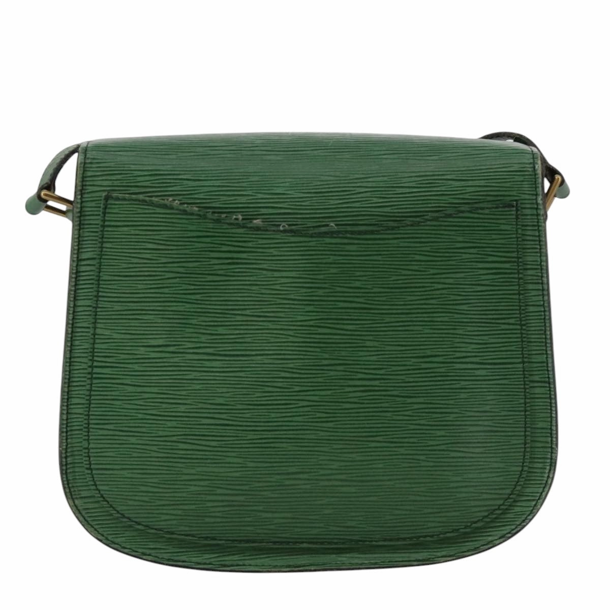 LOUIS VUITTON Epi Saint Cloud GM Shoulder Bag Green M52194 LV 101706