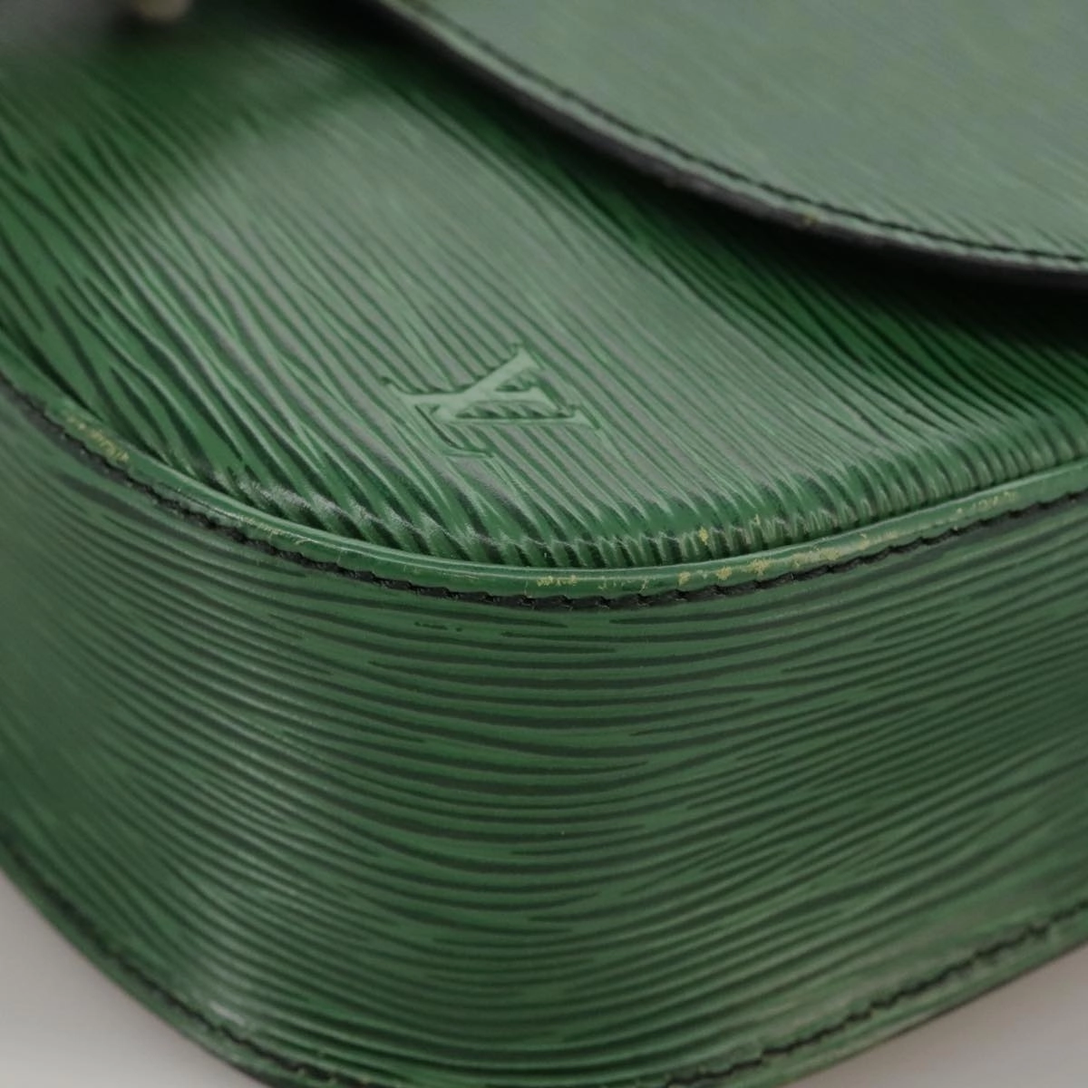 LOUIS VUITTON Epi Saint Cloud GM Shoulder Bag Green M52194 LV 101706