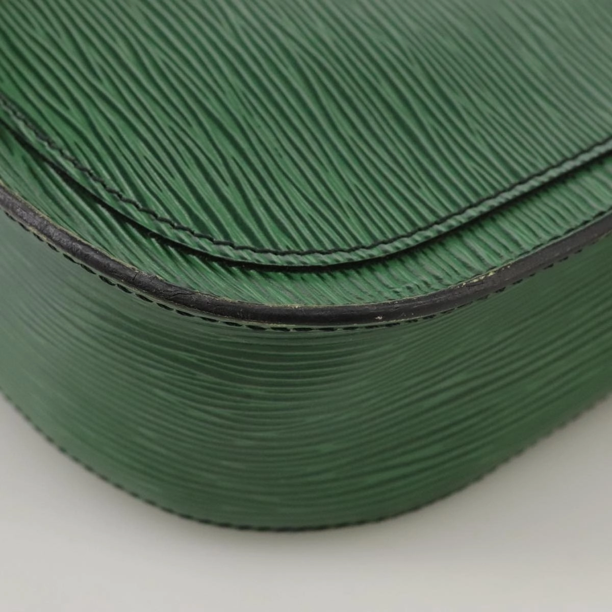 LOUIS VUITTON Epi Saint Cloud GM Shoulder Bag Green M52194 LV 101706