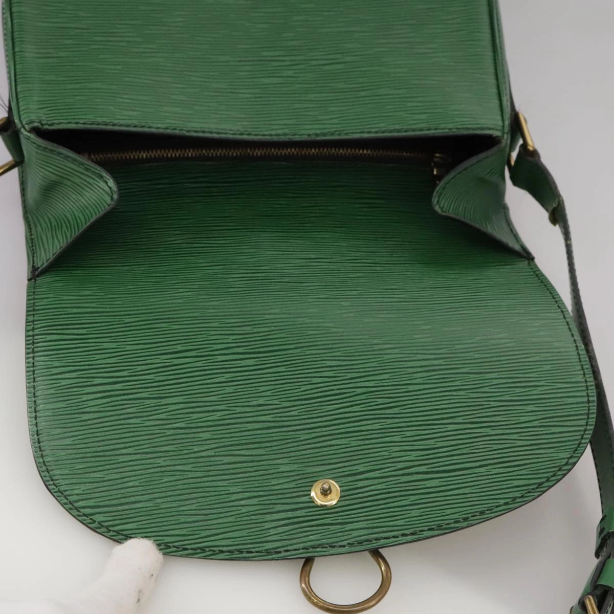 LOUIS VUITTON Epi Saint Cloud GM Shoulder Bag Green M52194 LV 101706