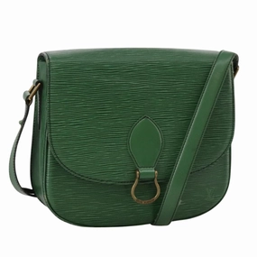 LOUIS VUITTON Epi Saint Cloud GM Shoulder Bag Green M52194 LV 101706