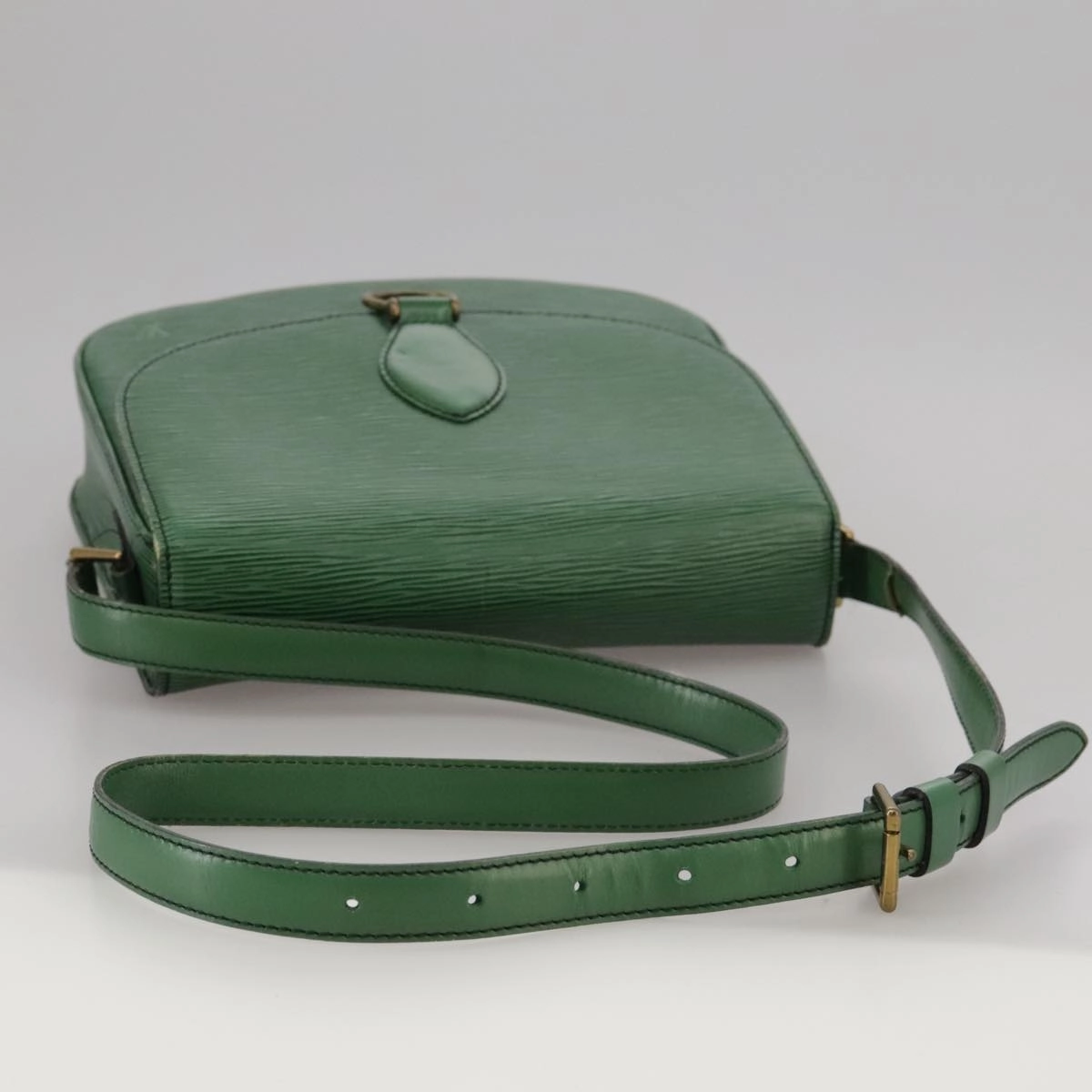 LOUIS VUITTON Epi Saint Cloud GM Shoulder Bag Green M52194 LV 101706