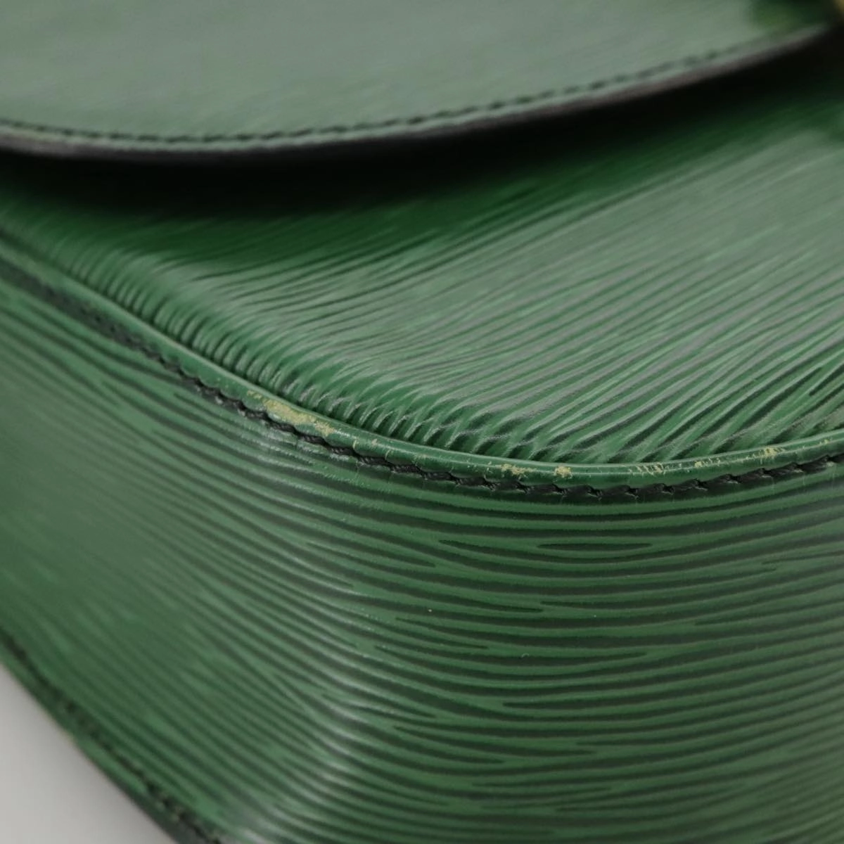 LOUIS VUITTON Epi Saint Cloud GM Shoulder Bag Green M52194 LV 101706