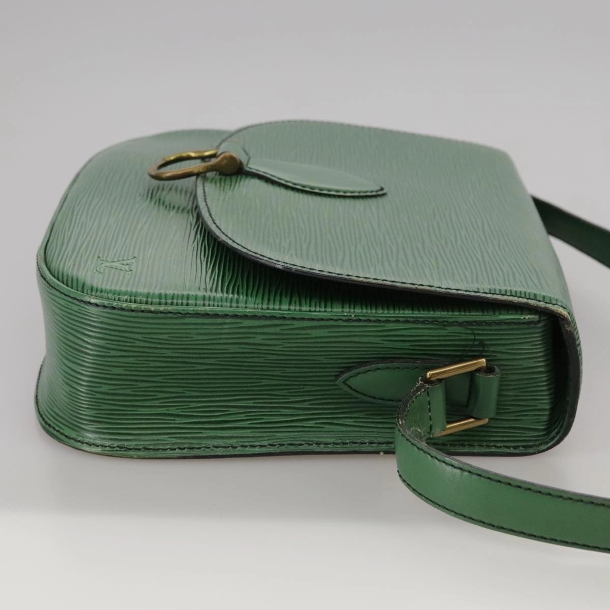 LOUIS VUITTON Epi Saint Cloud GM Shoulder Bag Green M52194 LV 101706