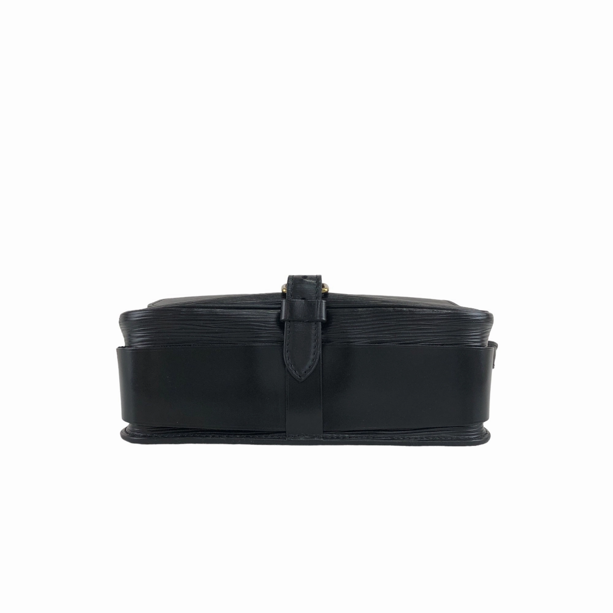 LOUIS VUITTON Epi Shoulder bag Black Vintage 6hax35
