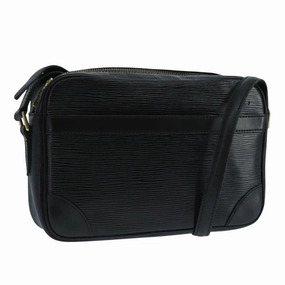 LOUIS VUITTON Epi Trocadero 23 Shoulder Bag Black M52302 LV 101714