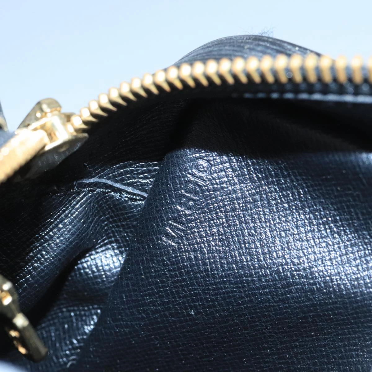 LOUIS VUITTON Epi Trocadero 23 Shoulder Bag Black M52302 LV 101714